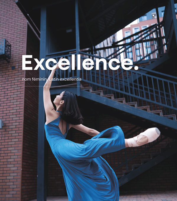 ABGi France - Excellence - Danseuse étoile en robe bleue