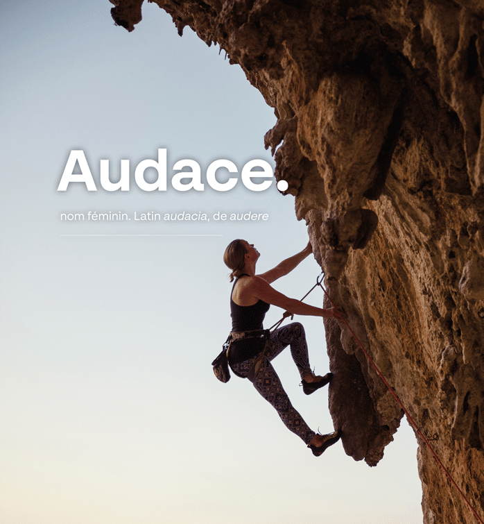 Escalade sur roche